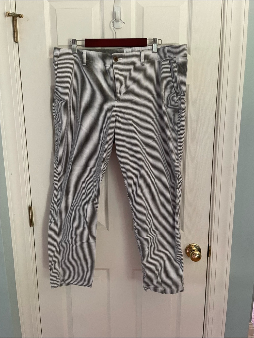 Gap Women’s Girlfriend Khaki Striped pant